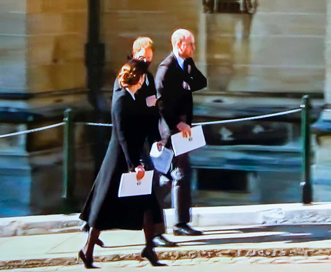 Kate Middleton, Príncipe Harry y Príncipe Guillermo © BBC