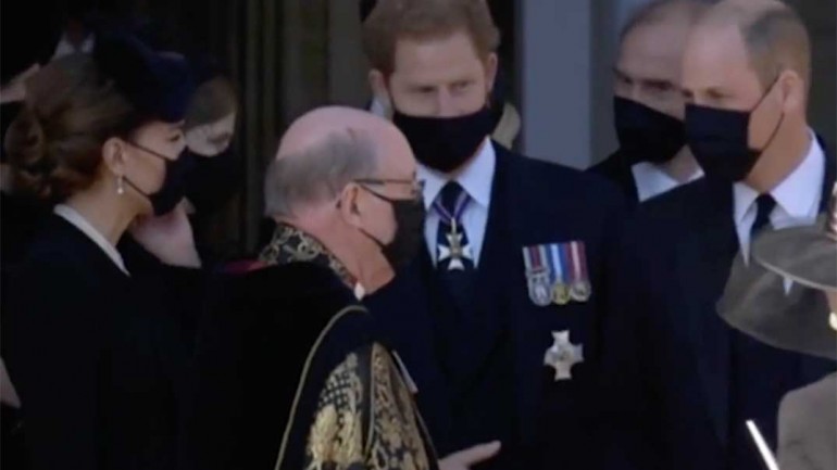 ¿De qué hablaron los príncipes Guillermo y Harry en el funeral de su abuelo?