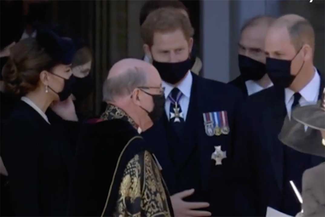 Kate Middleton, Príncipe Harry y Príncipe Guillermo © BBC