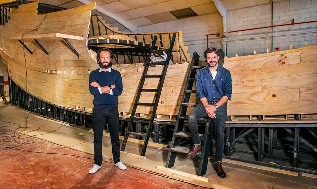 Rodrigo Santoro y Álvaro Morte - Sin límites © Raúl Tejedor/RTVE