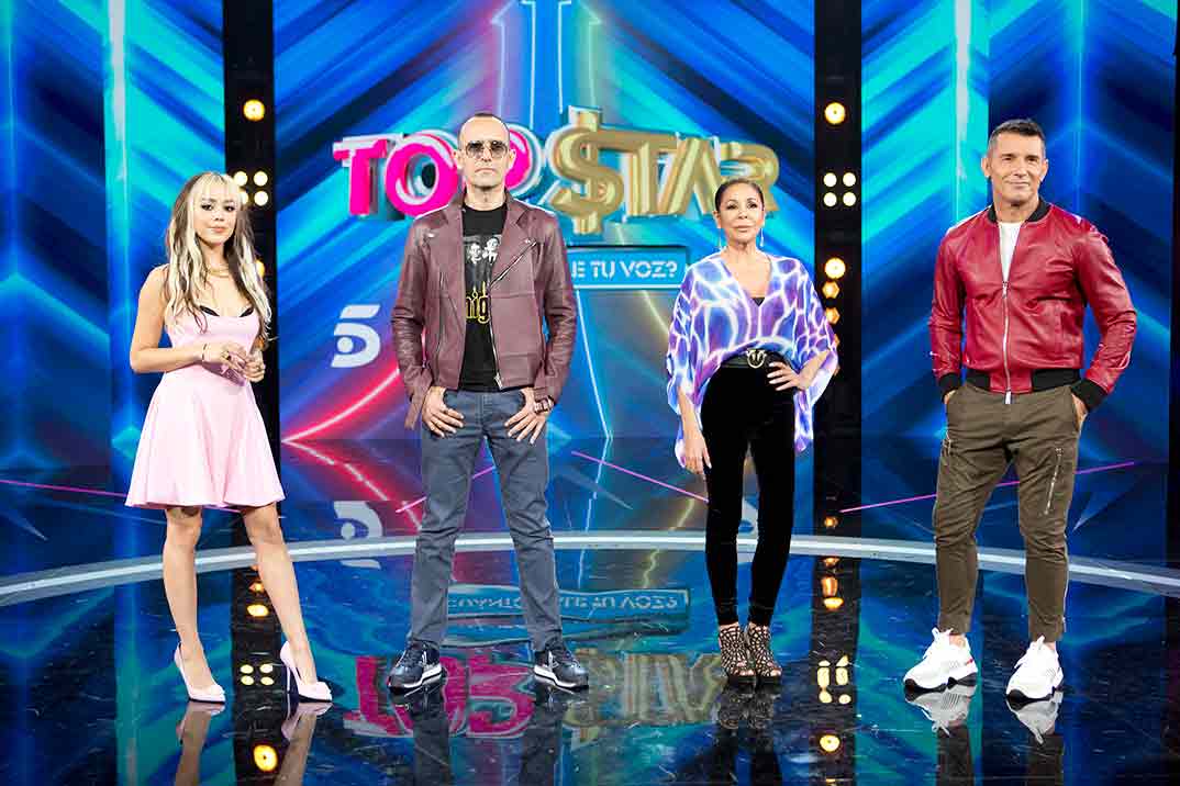 Danna Paola, Risto Mejide, Isabel Pantoja y Jesús Vázquez - Top Star © Mediaset