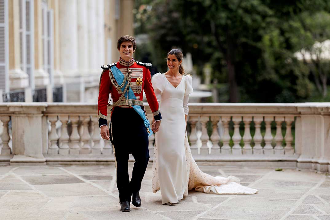 Carlos Fitz-James Stuart y Belén Corsini © EFE/CASA DE ALBA/Alejandra Ortiz fotografía /POOL