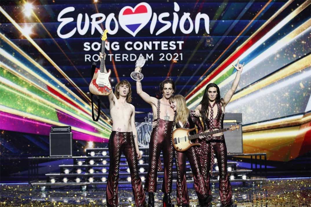 Maneskin - Eurovisión 2021 © Instagram