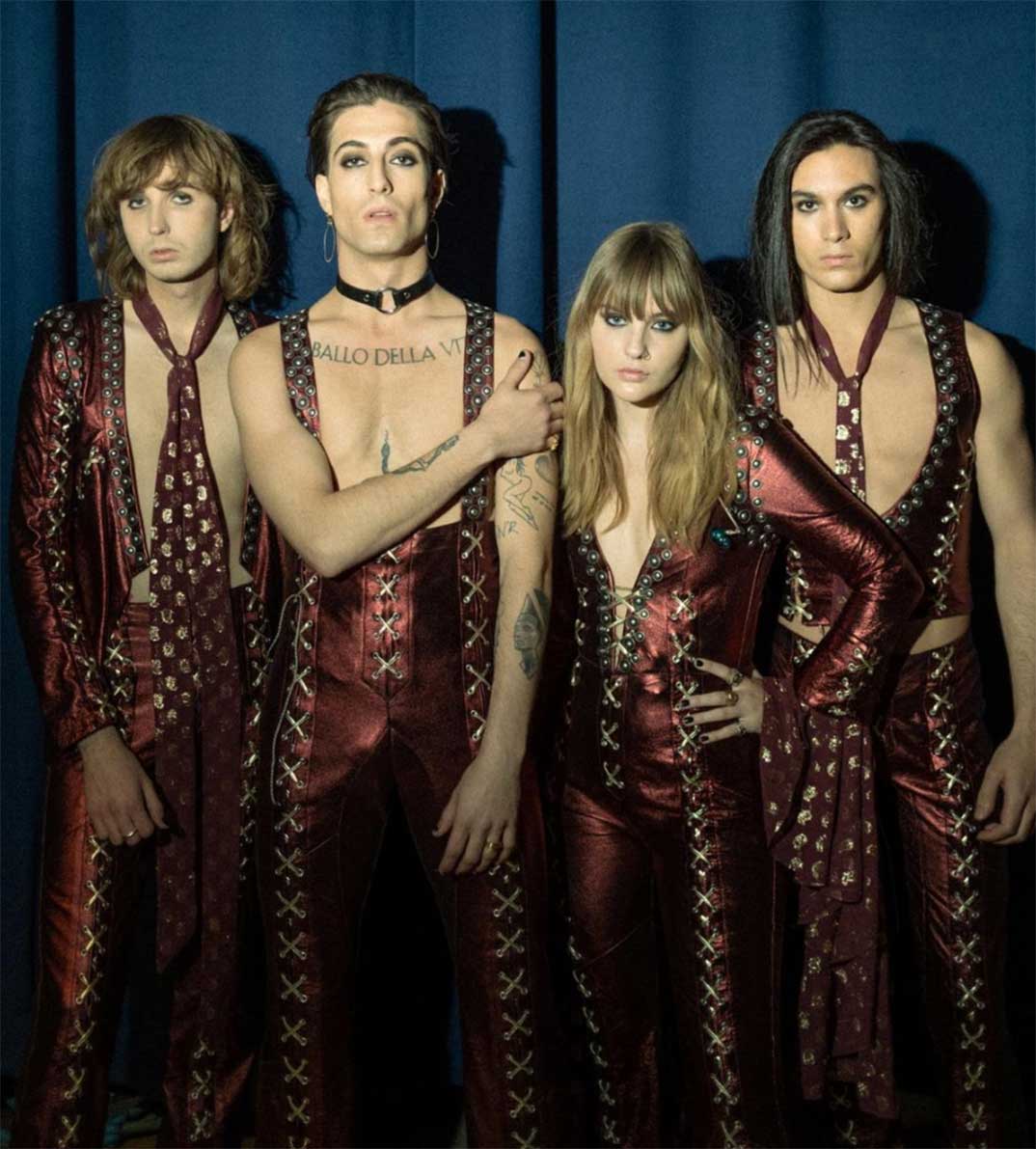 Maneskin - Eurovisión 2021 © Instagram