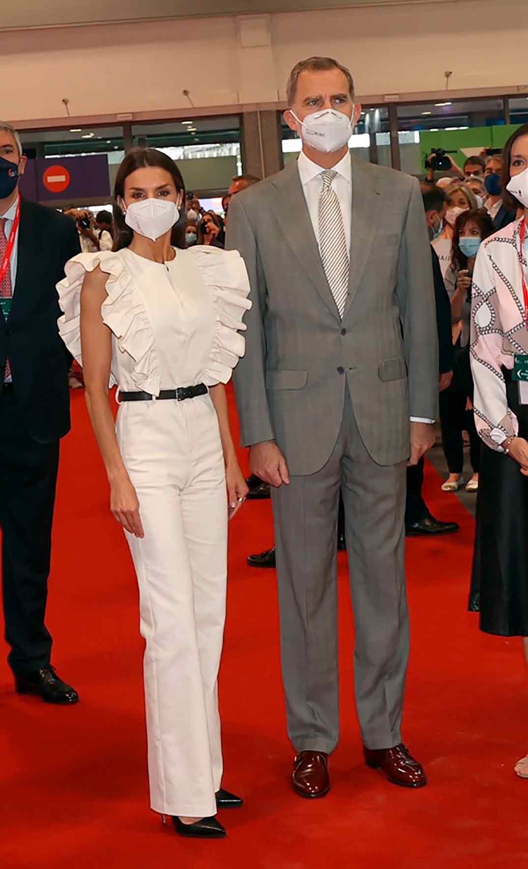 Reyes Felipe y Letizia - FITUR 2021 © Casa S.M. El Rey