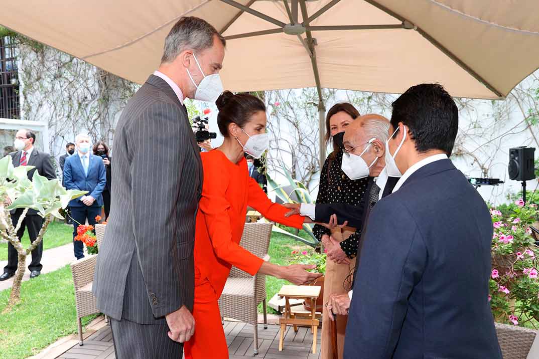 Reyes Felipe y Letizia - Premio Miguel de Cervantes 2020 © Casa S.M. El Rey