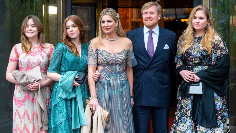 Máxima de Holanda, espectacular, para celebrar su 50 cumpleaños