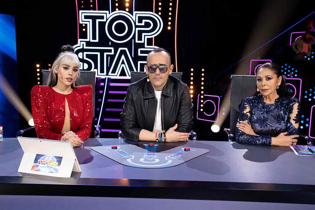 Danna Paola, Isabel Pantoja y Risto Mejide - ‘Top Star. ¿Cuánto vale tu voz?' © Mediaset