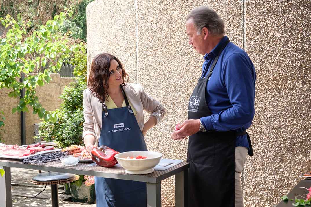 Isabel Díaz Ayuso y Bertín Osborne - Mi casa es la tuya © Telecinco