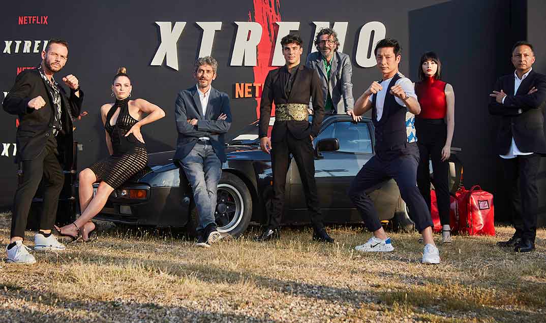 Teo García, Óscar Casas, Andrea Duro, Luis Zahera, Isa Montalbán, Alberto Jo Lee y Cesar Bandera - Xtremo © Óscar Arribas/Netflix