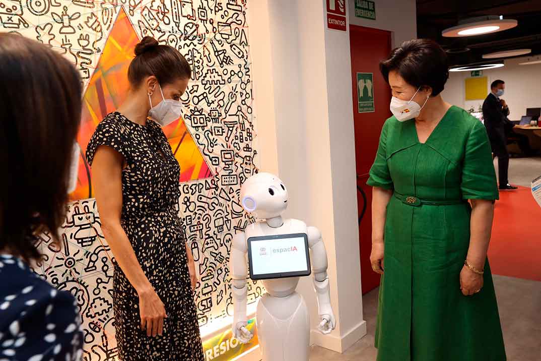 La reina Letizia y Kim Jung-Sook, Primera Dama de la República de Corea © Casa S.M. El Rey