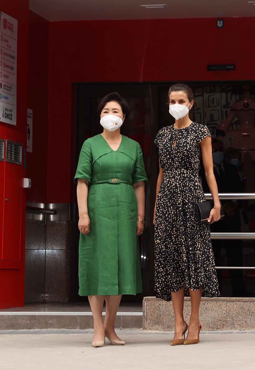 La reina Letizia y Kim Jung-Sook, Primera Dama de la República de Corea © Casa S.M. El Rey