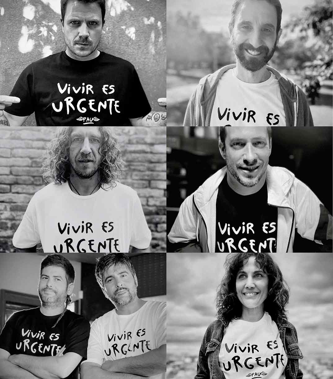 La camiseta de Pau- Vivir es urgente © Instagram