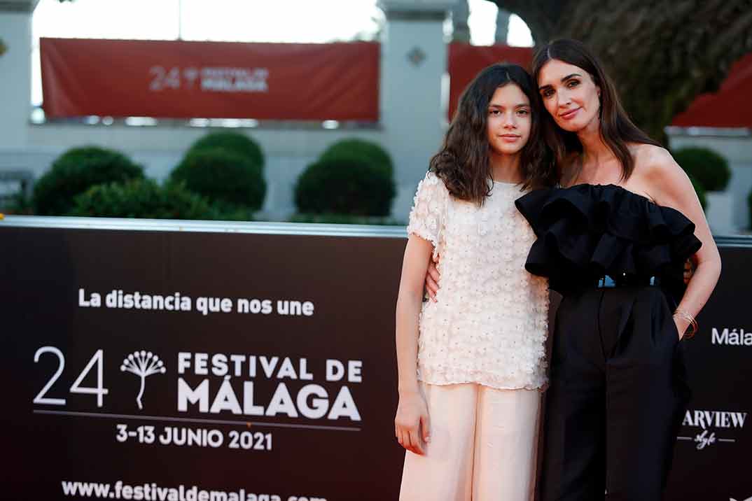 Paz Vega y su hija Ava Salazar - Festival Málaga 2021 © Alex Zea