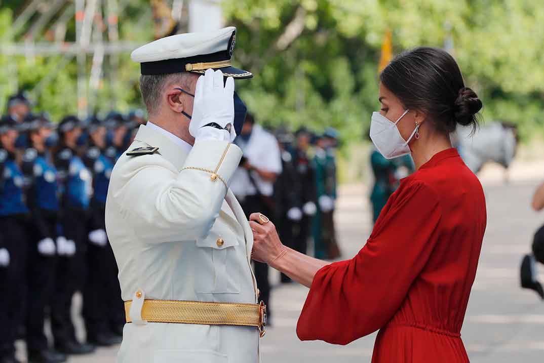 Reina Letizia - Patrón de la Policía Municipal de Madrid © Casa S.M. El Rey