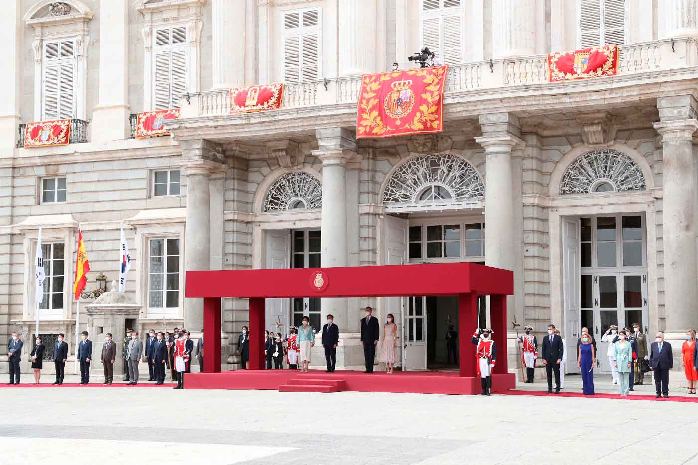 Reyes Felipe y Letizia - Visita Presidente de la República de Corea y su esposa © Casa S.M. El Rey