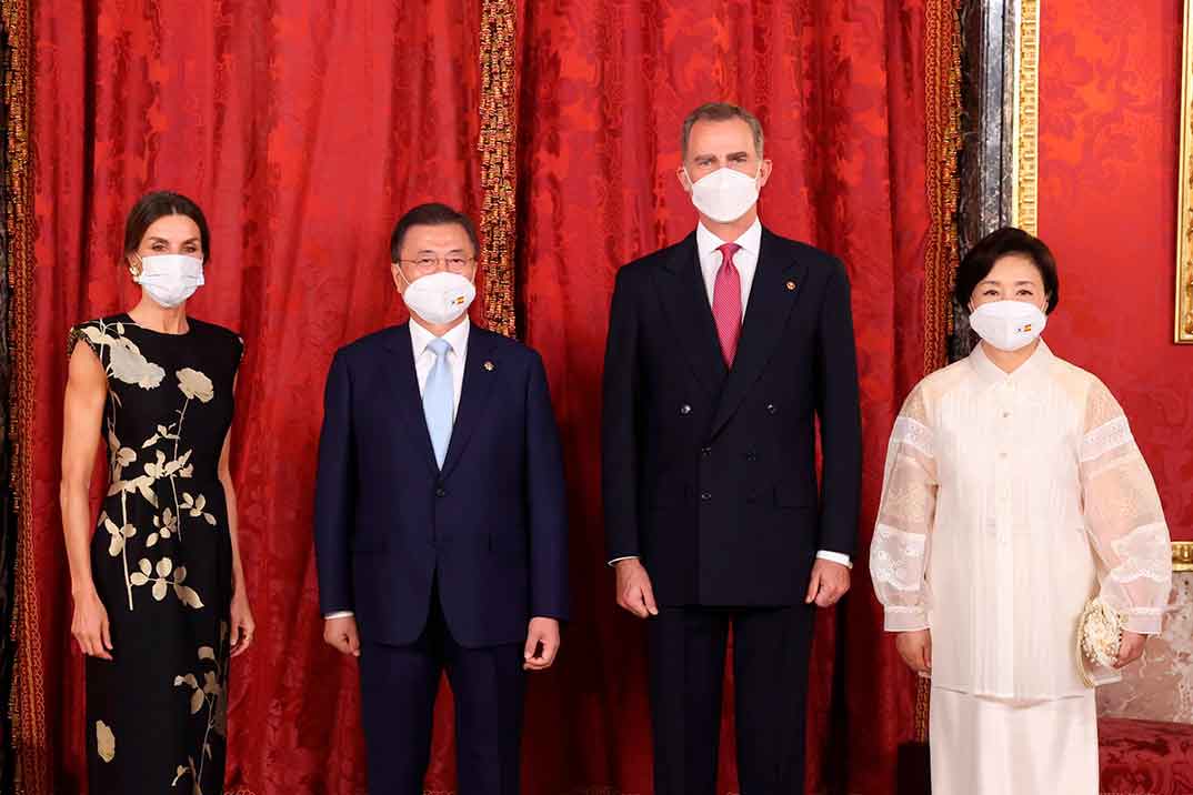 Reyes Felipe y Letizia - Visita Presidente de la República de Corea y su esposa © Casa S.M. El Rey