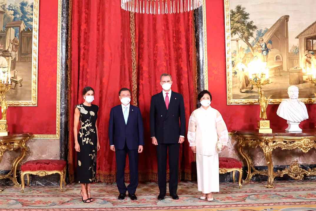 Reyes Felipe y Letizia - Visita Presidente de la República de Corea y su esposa © Casa S.M. El Rey