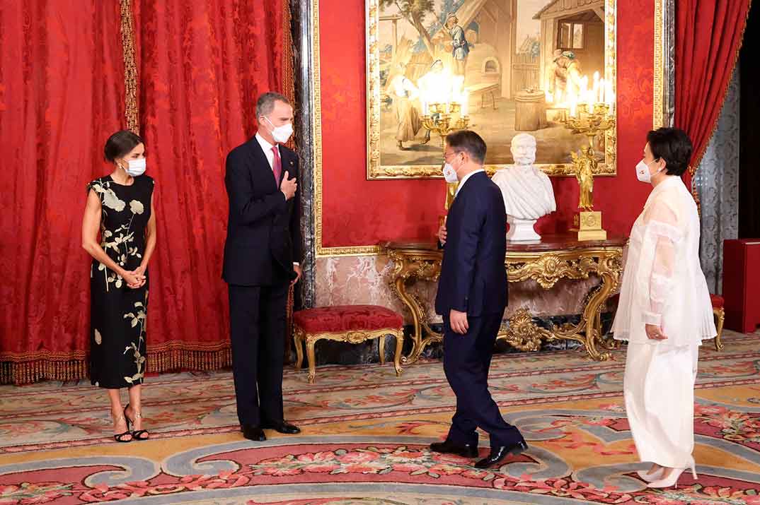 Reyes Felipe y Letizia - Visita Presidente de la República de Corea y su esposa © Casa S.M. El Rey