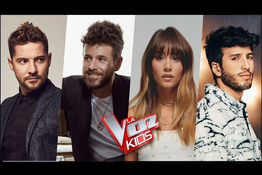 David Bisbal, Pablo López, Aitana, Sebastián Yatra - La Voz Kids © Antena 3