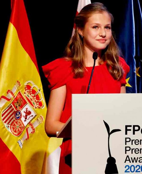Leonor vuelve a brillar en los Premios Princesa de Girona