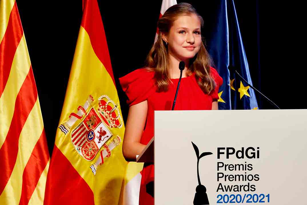 Leonor vuelve a brillar en los Premios Princesa de Girona