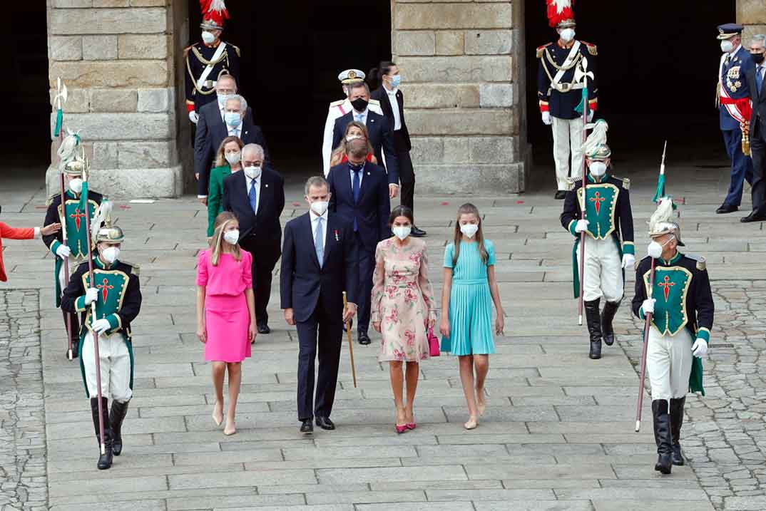 Reyes Felipe y Letizia con sus hijas Leonor y Sofía © Casa Real S.M. El Rey