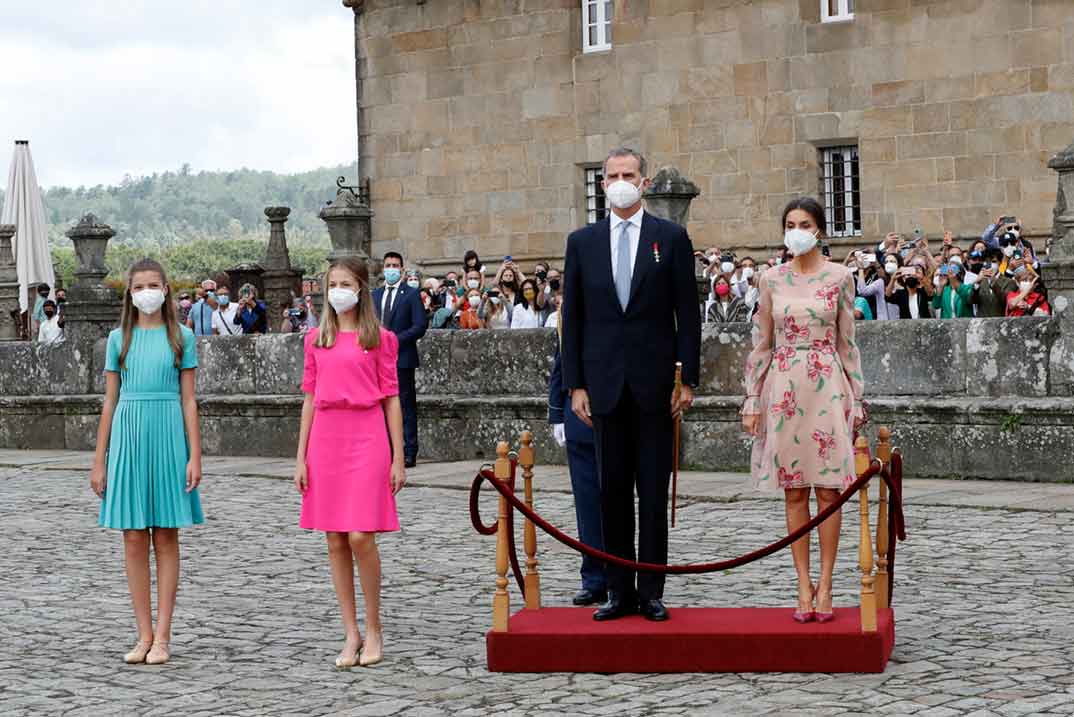 Reyes Felipe y Letizia con sus hijas Leonor y Sofía © Casa Real S.M. El Rey