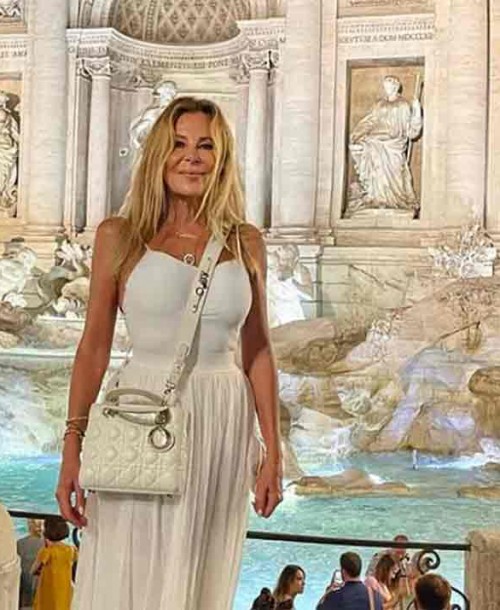 Ana Obregón visita el lugar favorito de su hijo Alex en Roma