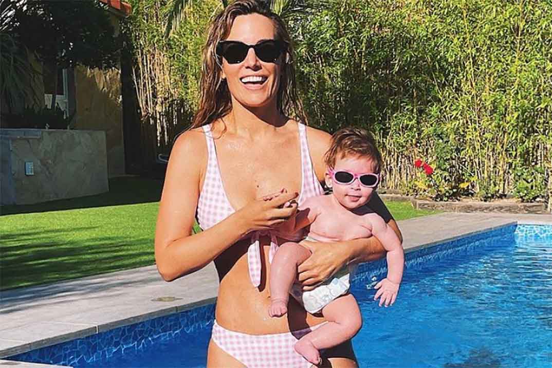 Edurne comparte unas tiernas fotos de su hija Yanay para celebrar sus seis meses