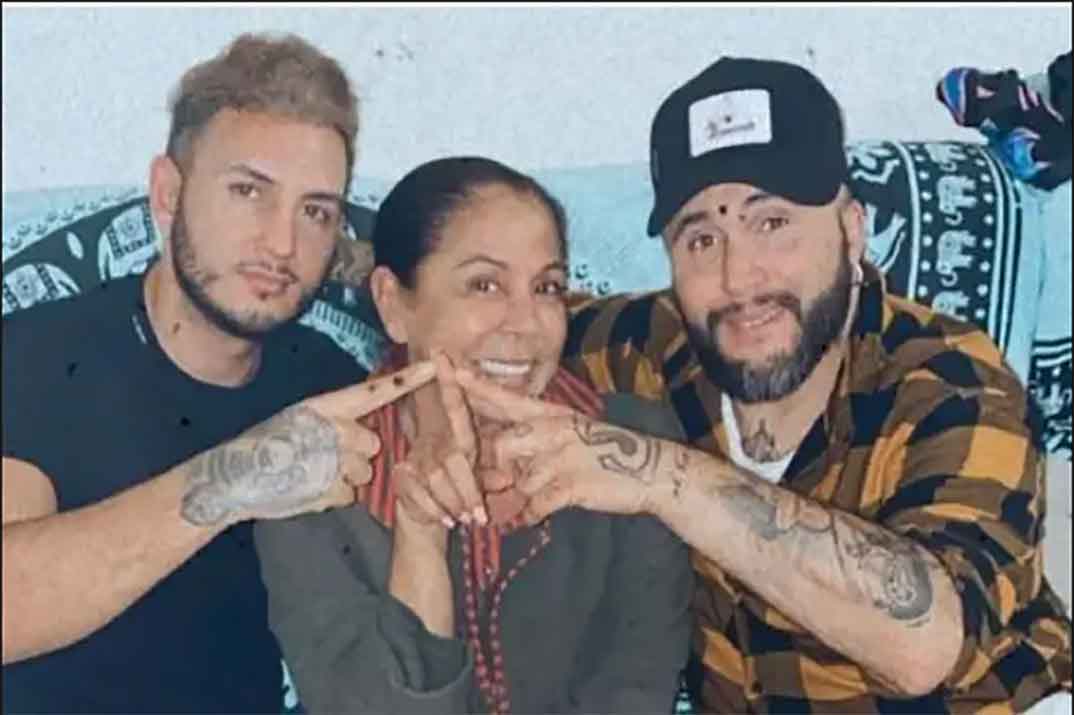 Omar Montes, Isabel Pantoja y Kiko Rivera © Instagram