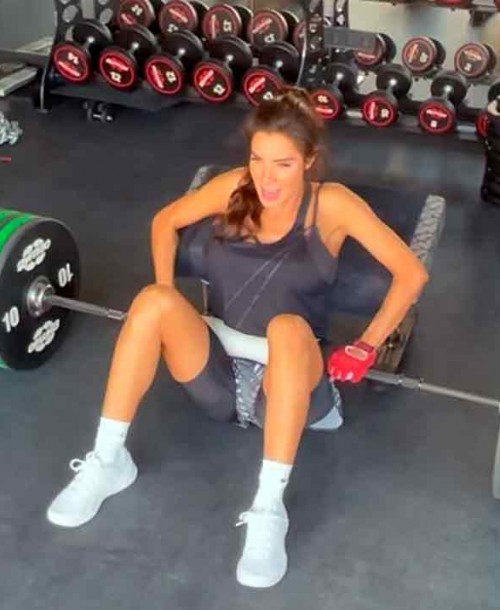 Pilar Rubio sorprende levantando 140 kilos de peso con sus glúteos