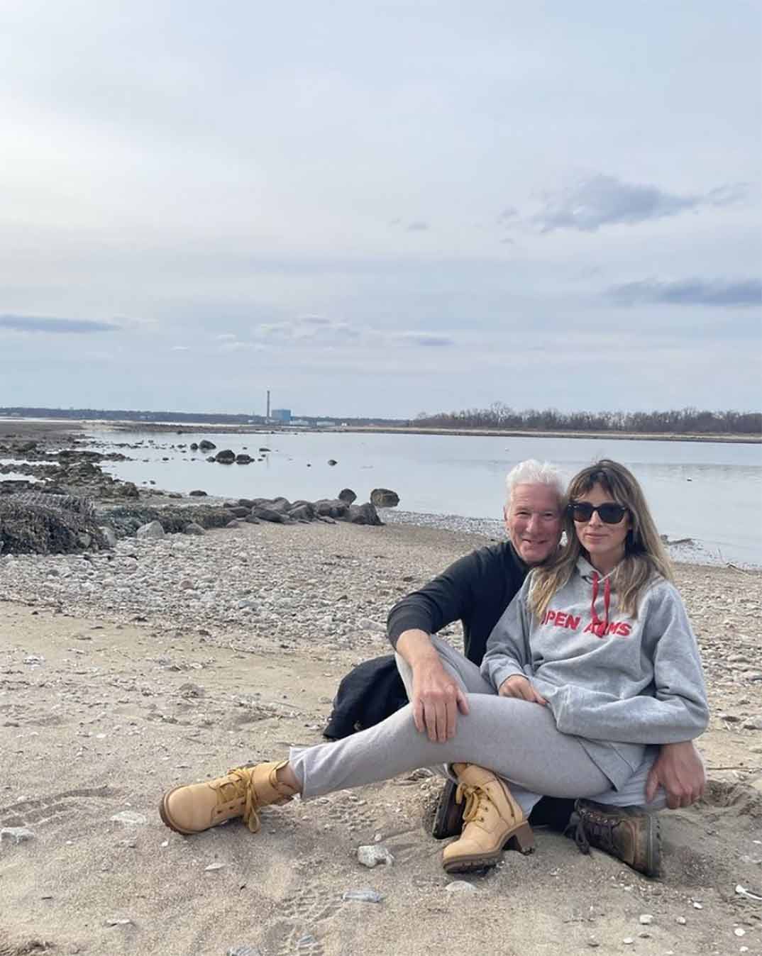 Richard Gere y Alejandra Silva © Instagram