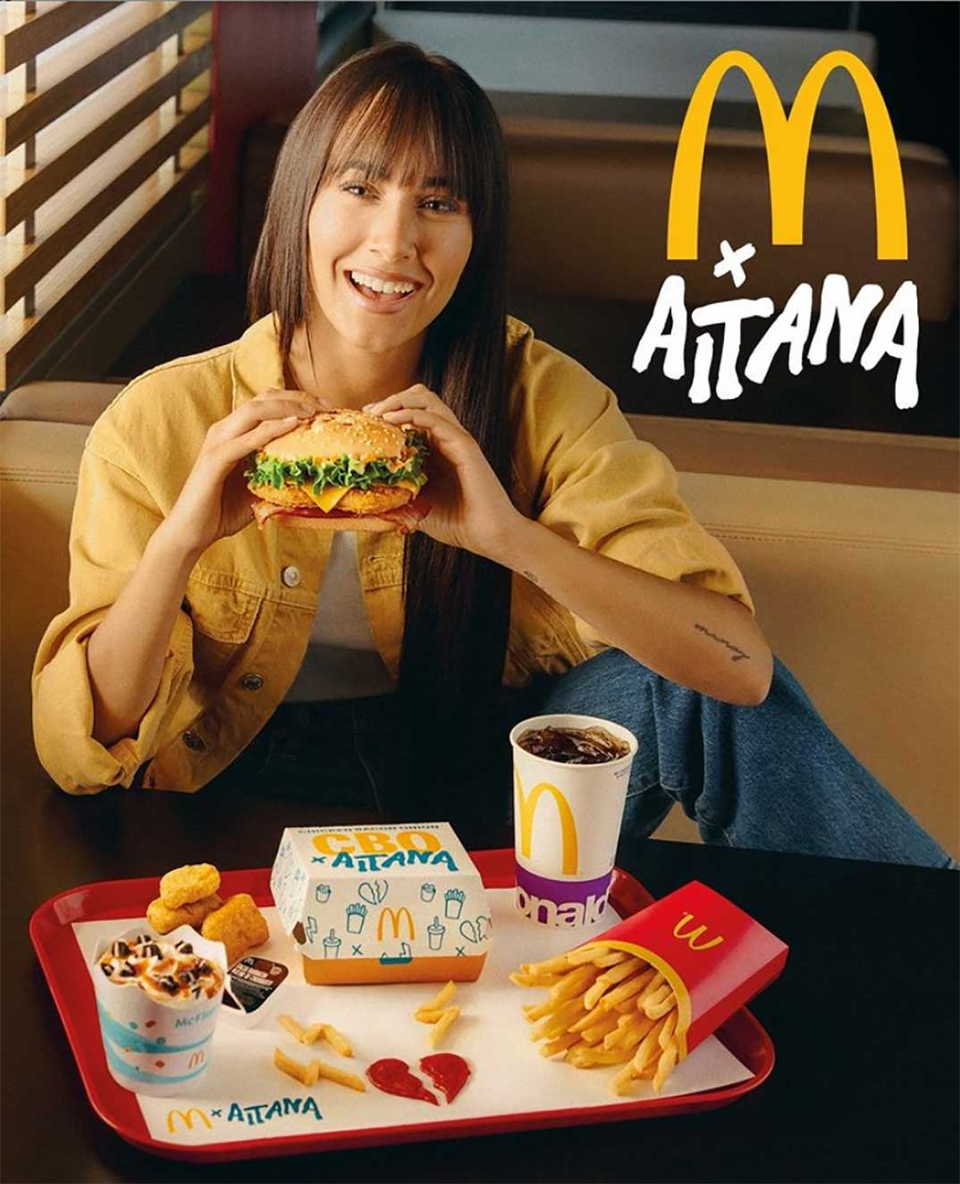 Aitana - McDonald's © Instagram