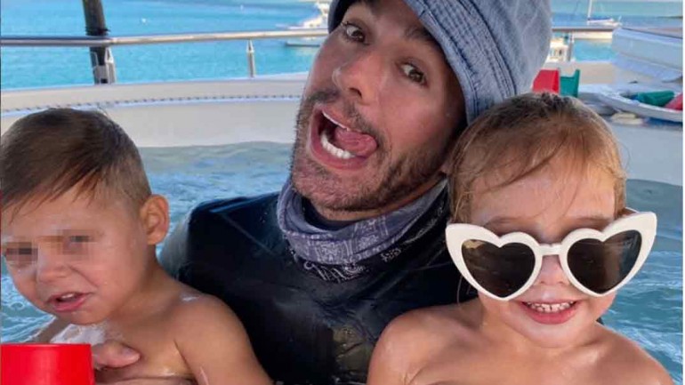 Los tres hijos de Enrique Iglesias y Anna Kournikova juntos por primera vez