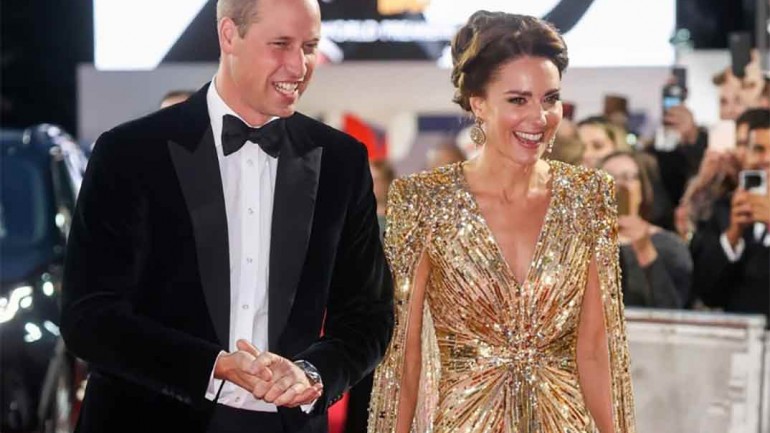 Kate Middleton, al servicio de James Bond, con un vestido de estrella de Hollywood