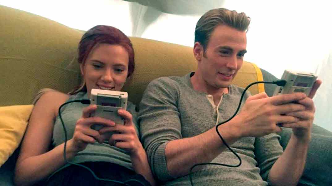Chris Evans y Scarlett Johansson - Los Vengadores