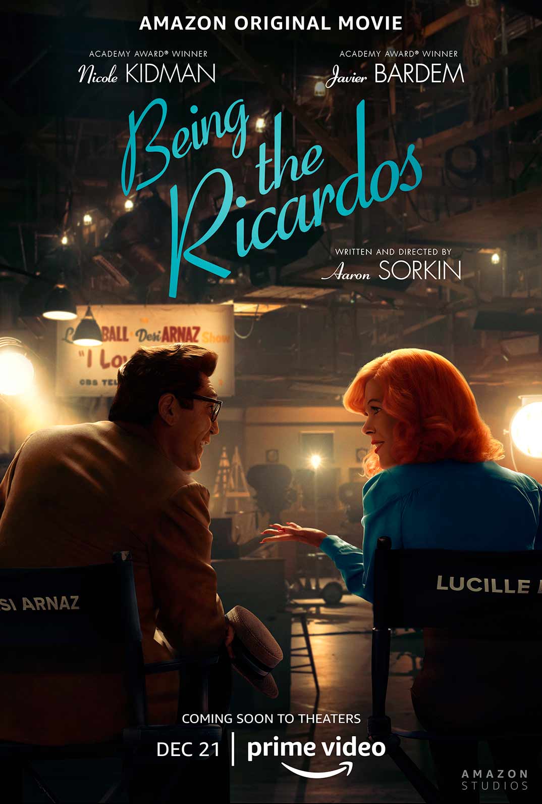 Javier Bardem y Nicole Kidman - Being the Ricardos © Amazon Prime Video