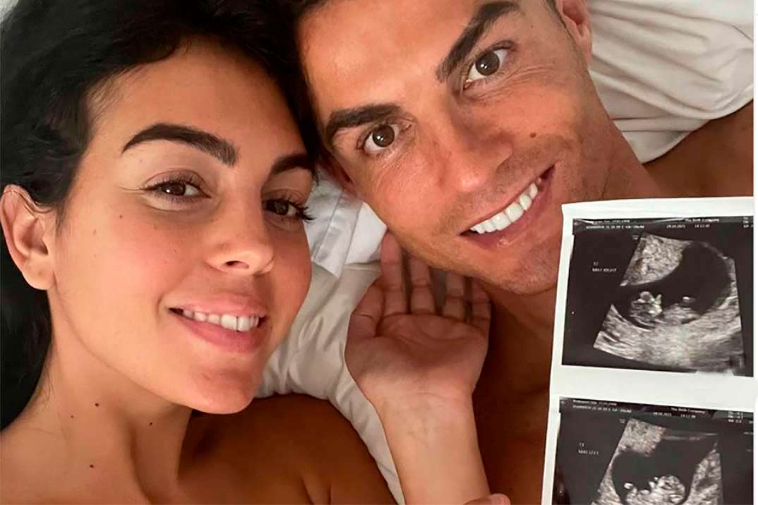 Cristiano Ronaldo y Georgina Rodríguez serán padres de gemelos