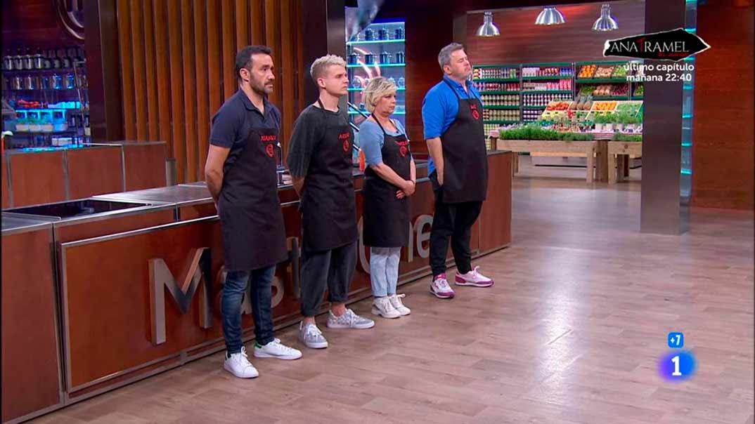 Juanma Castaño, Arkano, Terelu Campos y Miki Nadal © MasterChef Celebrity/RTVE