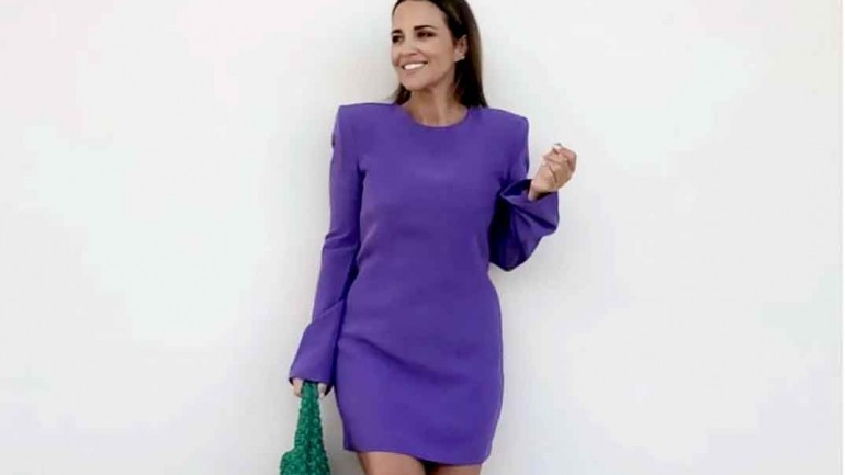Paula Echevarría agota en pocas horas el vestido de Mango ideal para el otoño