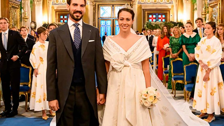 Las fotografías oficiales de la boda de Philippos de Grecia y Nina Flohr en Atenas