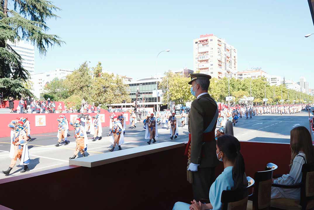 Reyes Felipe y Letizia con la infanta Sofía - Día de la Hispanidad © Casa Real S.M. El Rey