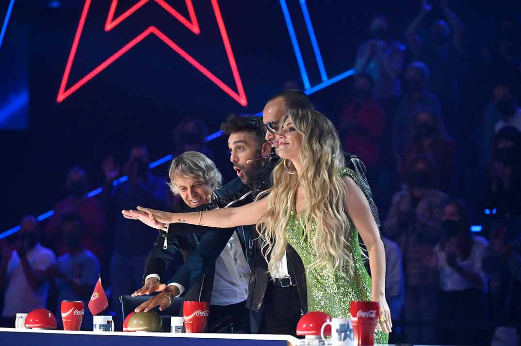 Risto Mejide, Edurne, Jesús Calleja, Dani Martínez - Got Talent España 7 © Telecinco