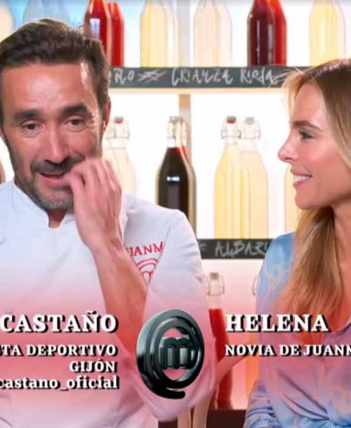 La novia de Juanma Castaño, Helena Condis, y su madre se conocen en la final de ‘MasterChef Celebrity’