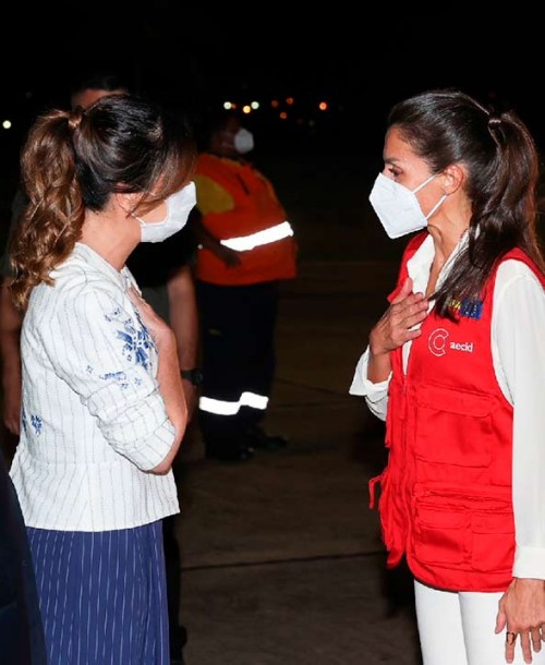 La reina Letizia llega a Paraguay para iniciar su sexto viaje de cooperación