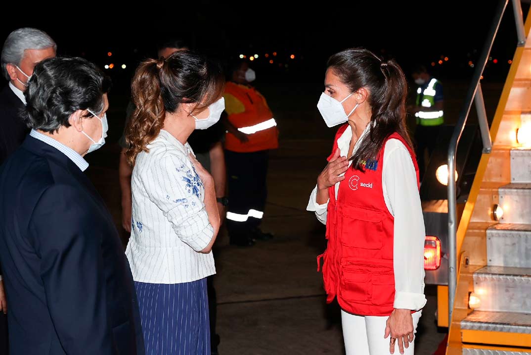 La reina Letizia llega a Paraguay para iniciar su sexto viaje de cooperación