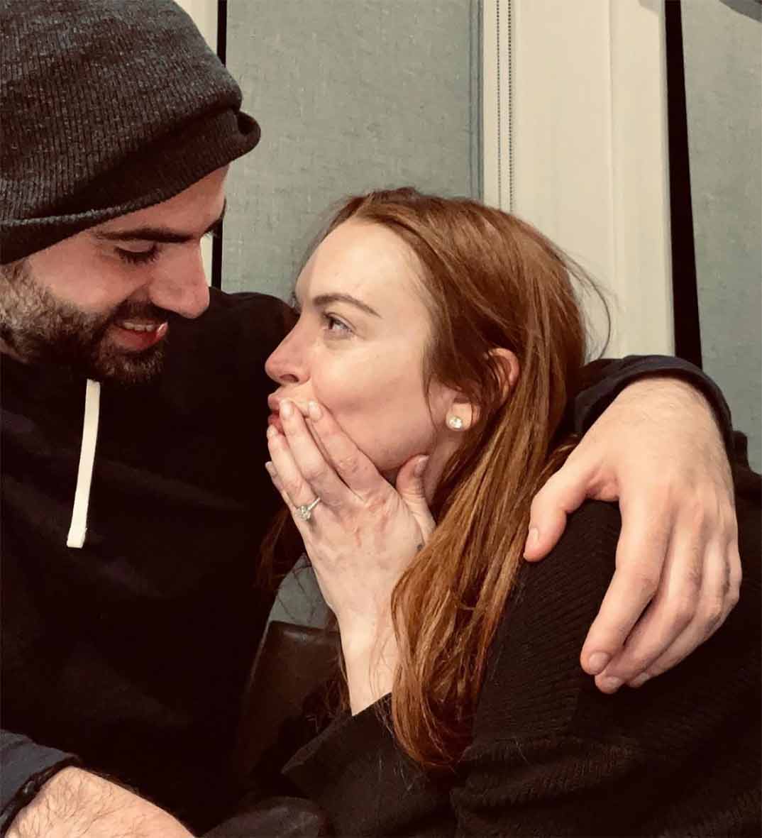 Lindsay Lohan y Bader Shammas © Instagram