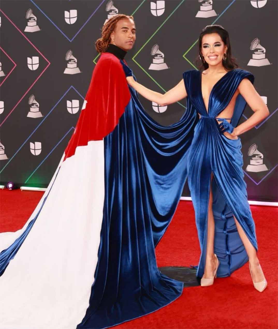 Yotuel Romero y Beatriz Luengo - Premios Grammy Latinos 2021 © Instagram