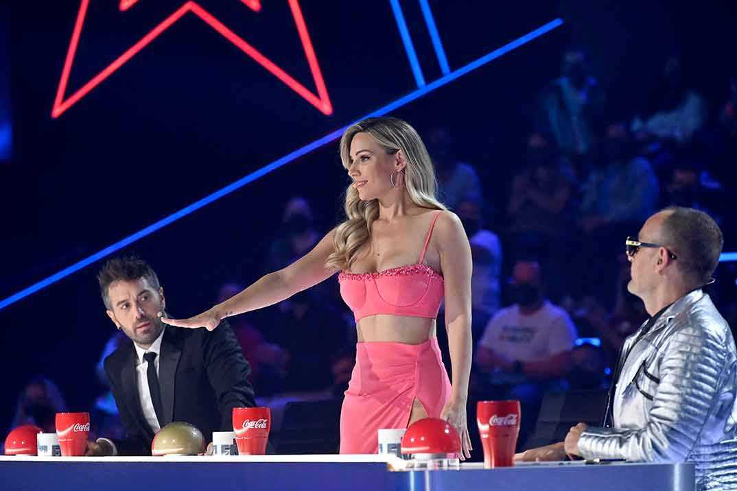 Dani Martínez, Risto Mejide y Edurne - Got Talent España 7 © Mediaset
